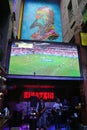 Inside a pub and party house in Liverpool, once a factory building. UK.